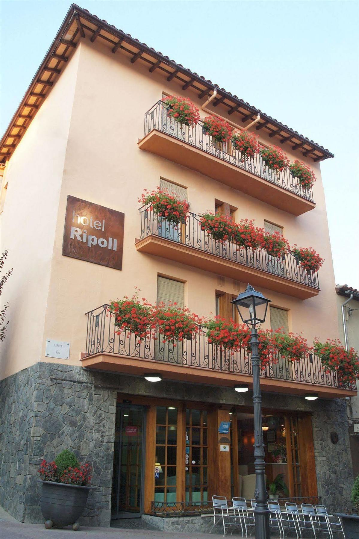 Hotel Ripoll Sant Hilari Sacalm Esterno foto